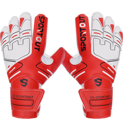 Sportout Youth & Adult Goalkeeper Gloves with Strong Grip and Fingerave Protection