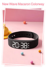 Student Smart Sports Watch with Pedometer, Vibration Alarm & LED Display