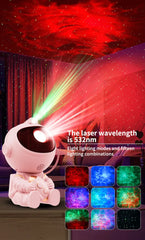 LED Astronaut Galaxy Projector Night Light for Bedroom, Kids, Party Decor