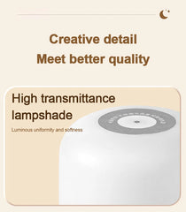 LED Touch Night Lamp with Dimmable Light and USB Charging for Bedside Use