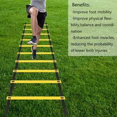 Portable Agility Ladder for Speed Training, Flexibility & Sports Performance