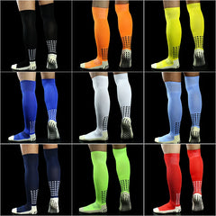Unisex Silicone Grip Football Socks, Wear-Resistant, Moisture-Wicking (9 Colors)