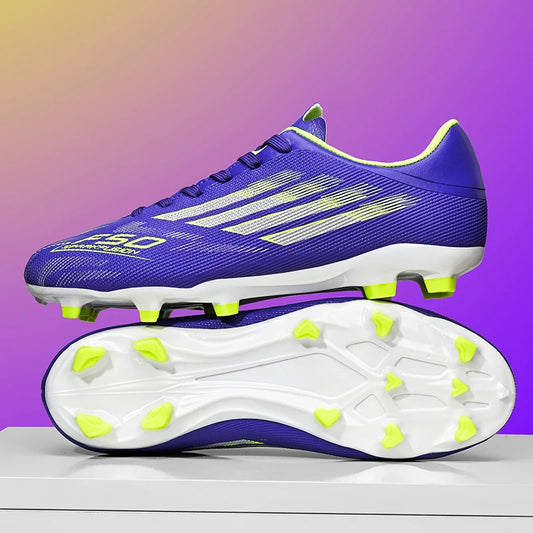 Unisex Soccer Shoes for Men & Boys – Comfortable Ankle-Support Football Boots (TF/FG)