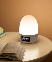 Rechargeable Touch Night Light, 3-Color LED Bedside Lamp for Kids Room