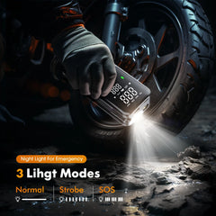 CARSUN Rechargeable Air Compressor for Car, Motorcycle, Bicycle & Balls