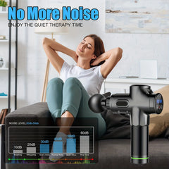 Portable Fascia Massage Gun – Deep Muscle Vibration for Neck, Back & Body Recovery