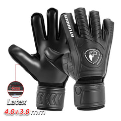 Soccer Goalie Gloves with Finger Protection, Non-Slip Latex Grip (Size 5/6/7/8/9/10 )