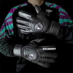 Soccer Goalie Gloves with Finger Protection, Non-Slip Latex Grip (Size 5/6/7/8/9/10 )