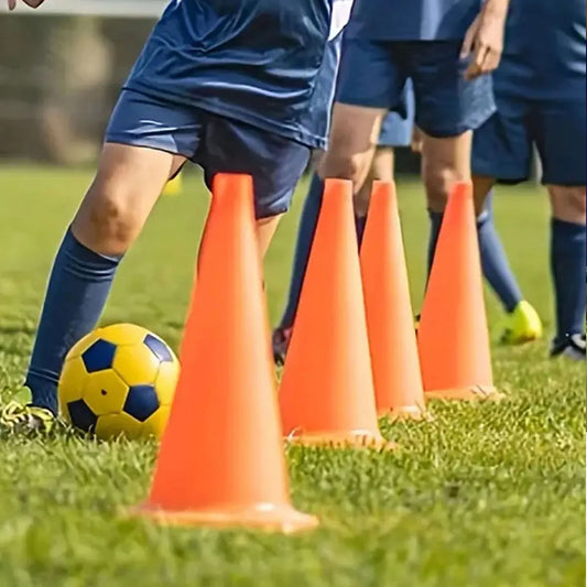 5-Pack Soccer Obstacle Marker Buckets – 23cm (9-Inch) Plastic Training Cone Sets