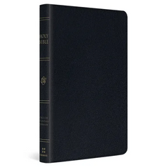 ESV Large Print Thinline Bible (Genuine Leather, Black)