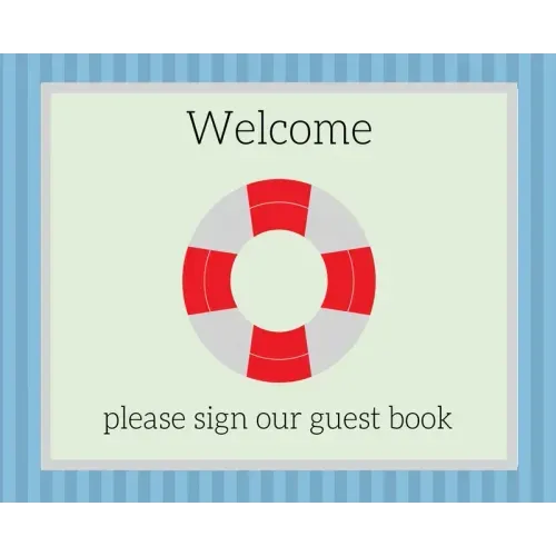 Guest Book for vacation home (Hardcover)