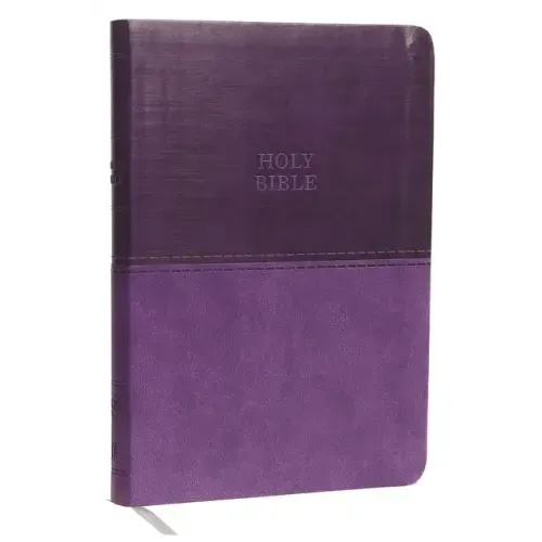 KJV, Thinline Bible, Large Print, Imitation Leather, Red Letter Edition