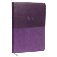 KJV, Thinline Bible, Large Print, Imitation Leather, Red Letter Edition