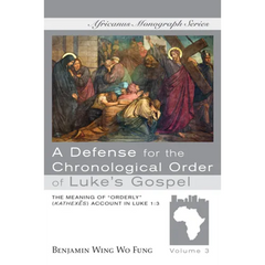 A Defense for the Chronological Order of Luke's Gospel