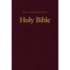 NIV, Value Pew and Worship Bible, Hardcover, Burgundy