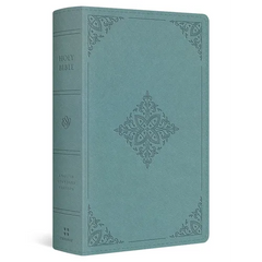 ESV Single Column Heritage Bible (Trutone, Paris Sky, Fleur-De-Lis Design)