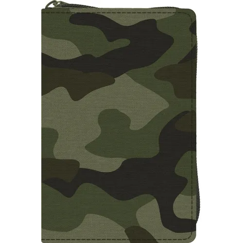 ESV Compact Bible (Canvas with Zipper, Camo Design)
