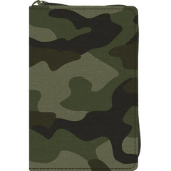 ESV Compact Bible (Canvas with Zipper, Camo Design)