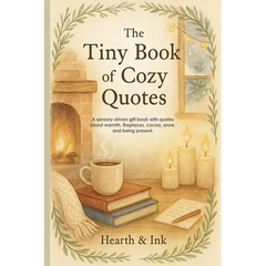 The Tiny Book of Cozy Quotes. A Small Gift Book of Hygge Quotes for Slow Living - Perfect for Christmas Gift Books for Women and Book Lover Gift Ideas