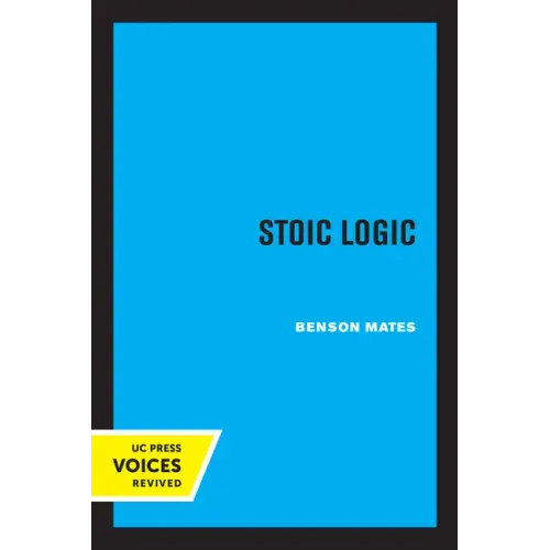 Stoic Logic