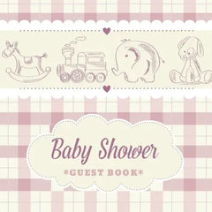 Baby Shower Guest Book: Toys for Boy Theme, Wishes to Baby and Advice for Parents, Guests Sign in Personalized with Address Space, Gift Log, Keepsake