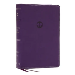 Enduring Word Study Bible: Pastoral Commentary from Every Chapter of the Bible (Nkjv, Purple Leathersoft, Red Letter, Comfort Print)
