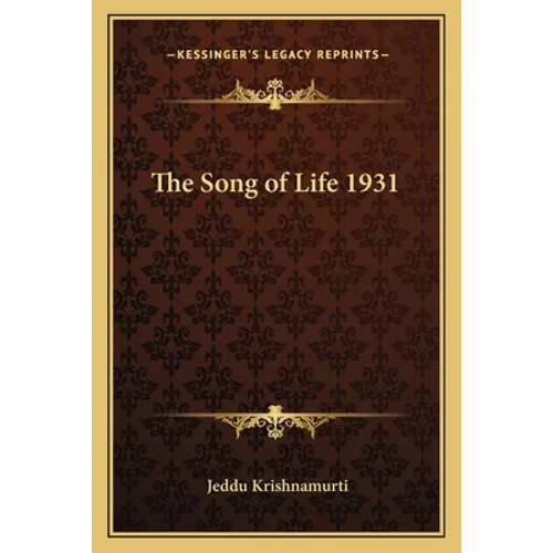 The Song of Life 1931