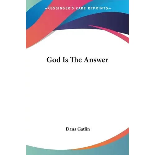 God Is The Answer