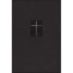 Niv, Quest Study Bible, Leathersoft, Black, Indexed, Comfort Print: The Only Q and A Study Bible