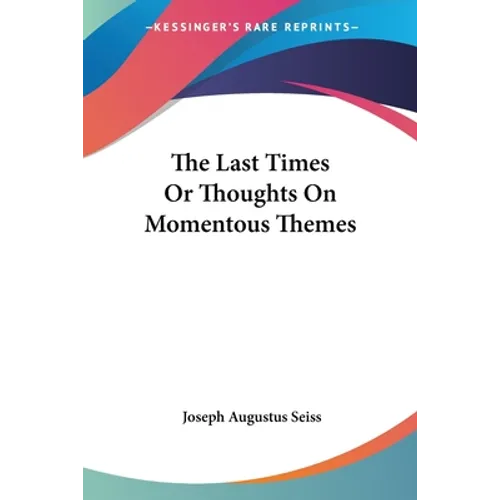 The Last Times Or Thoughts On Momentous Themes