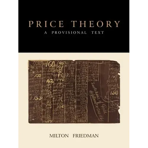 Price Theory: A Provisional Text