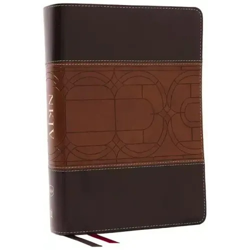 NKJV Study Bible, Leathersoft, Brown, Full-Color, Comfort Print: The Complete Resource for Studying God's Word