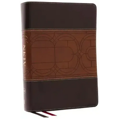 NKJV Study Bible, Leathersoft, Brown, Full-Color, Comfort Print: The Complete Resource for Studying God's Word