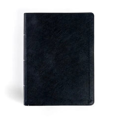CSB Study Bible, Large Print, Digital Study Edition, Black Leathertouch