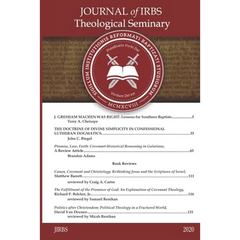 Journal of IRBS Theological Seminary 2020