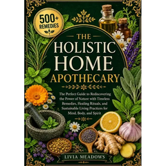 The Holistic Home Apothecary: The Perfect Guide to Rediscovering the Power of Nature with Timeless Remedies, Healing Rituals, and Sustainable Living P