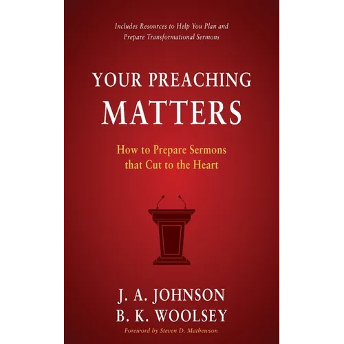 Your Preaching Matters: How to Prepare Sermons that Cut to the Heart