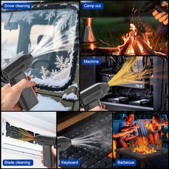 High-Power Electric Air Duster Turbo Blower for Car & Home Cleaning