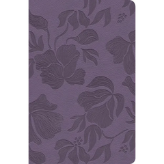 CSB Large Print Personal Size Reference Bible, Optimal Type, Digital Study Edition, Purple Leathertouch, Indexed