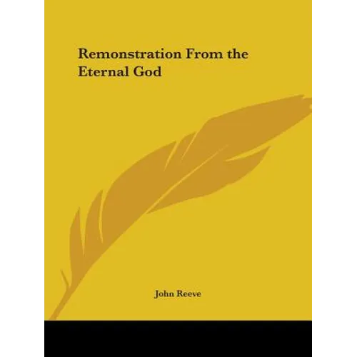 Remonstration From the Eternal God