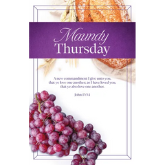 Maundy Thursday Bulletin: As I Have (Package of 100): John 13:34 (Kjv)