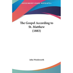 The Gospel According to St. Matthew (1883)