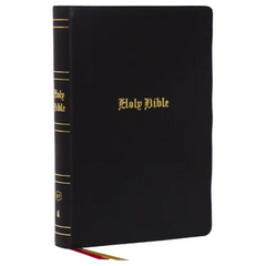 KJV Holy Bible: Super Giant Print with 43,000 Cross References, Black Genuine Leather, Red Letter, Comfort Print: King James Version