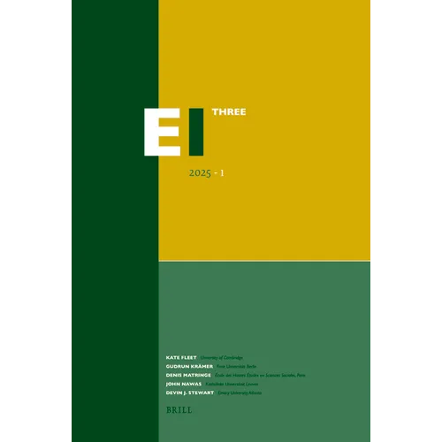 Encyclopaedia of Islam - Three 2025-1
