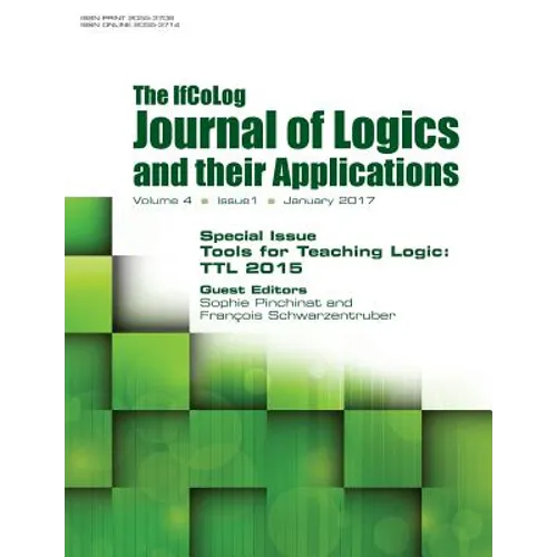 Ifcolog Journal of Logics and their Applications Volume 4, number 1: Tools for Teaching Logic (TTL 2015)